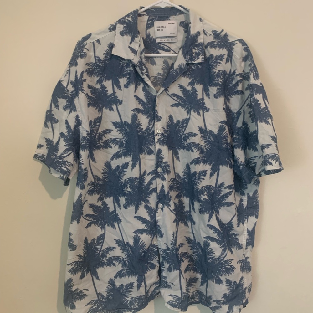 Zara Hawaiian Shirt Size Men’s Large